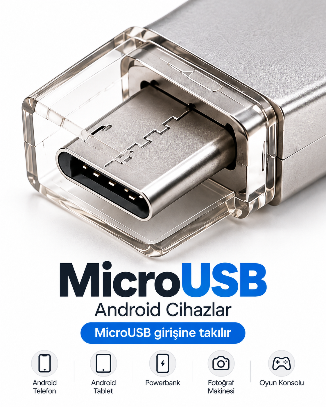 4in1 128GB Flash Bellek USB Type-C Lightning MicroUSB Çoklu Girişli Taşınabilir USB Bellek - Bayi Depom 4in1 128GB Flash Bellek USB Type-C Lightning MicroUSB Çoklu Girişli Taşınabilir USB Bellek - Bayi Depom