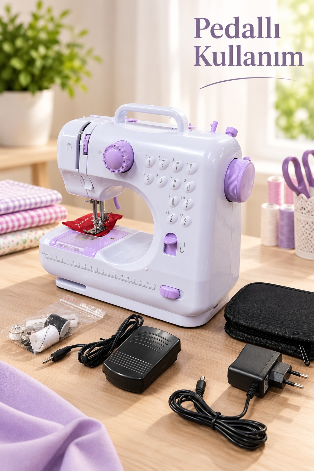 Taşınabilir Elektrikli Dikiş Makinesi Desen Seçimli - Bayi Depom Taşınabilir Elektrikli Dikiş Makinesi Desen Seçimli - Bayi Depom