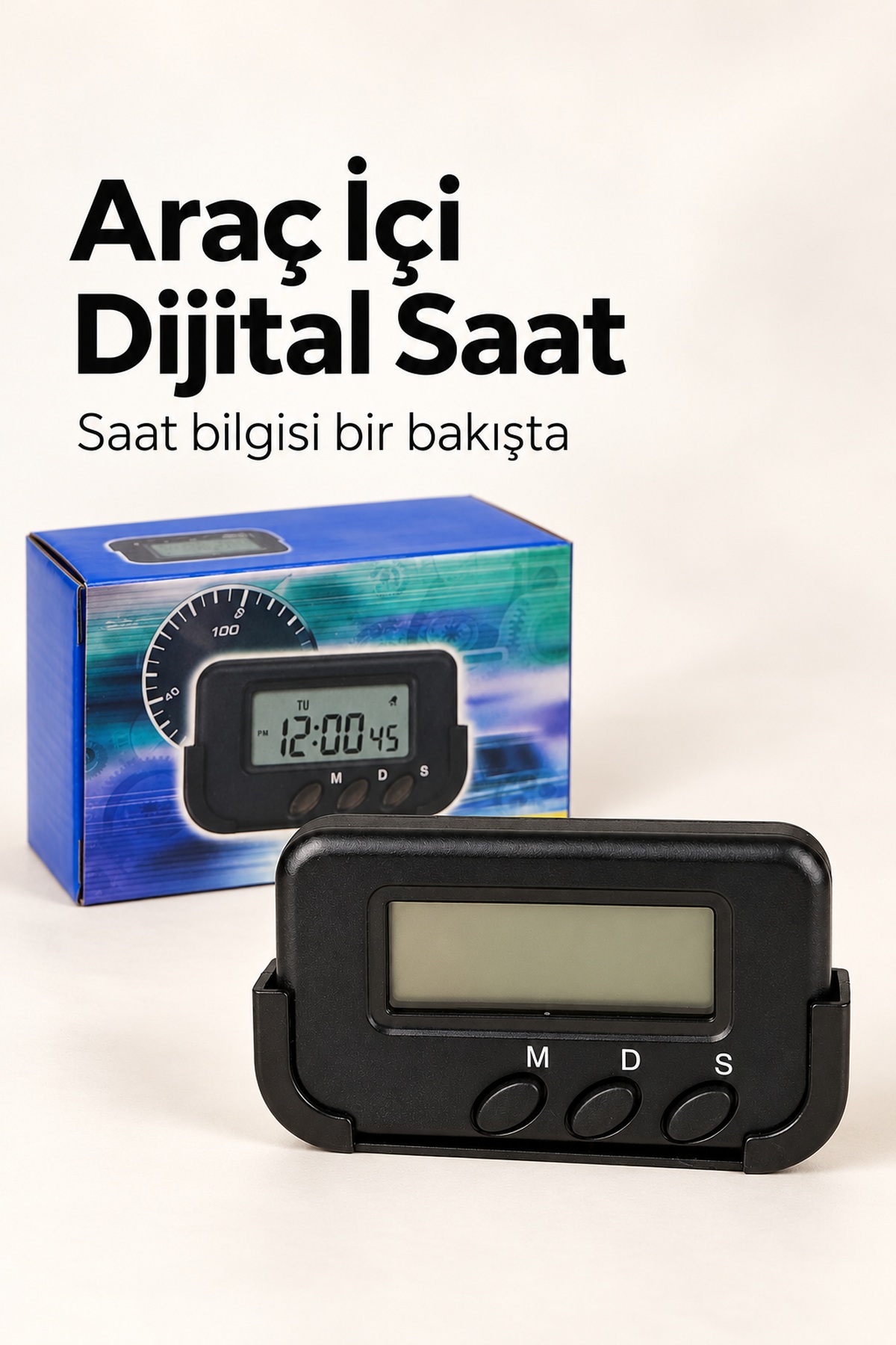 Alarmlı Dijital Araba Saati Takvim ve Kronometre Özellikli - Bayi Depom Alarmlı Dijital Araba Saati Takvim ve Kronometre Özellikli - Bayi Depom