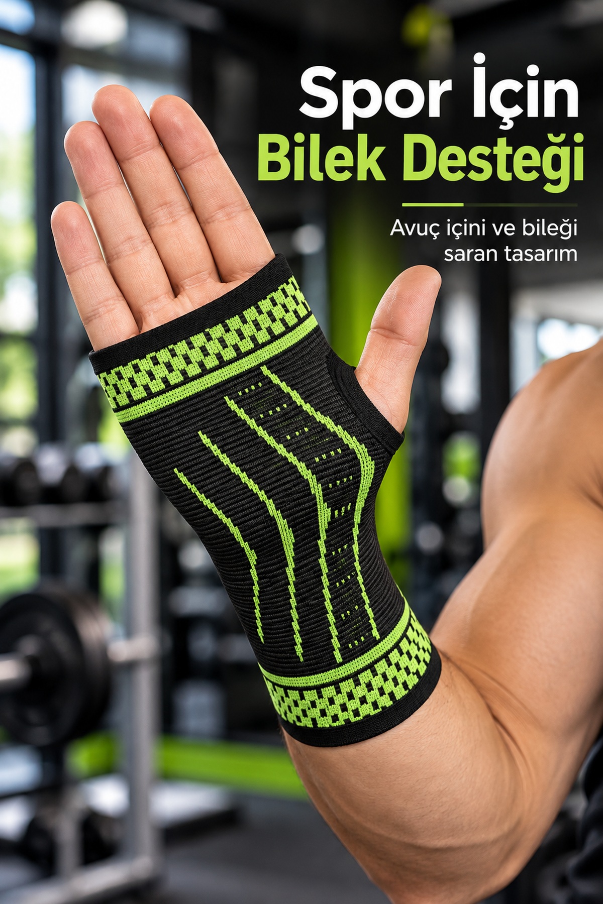 Başparmak Açıklıklı Spor Bilekliği Avuç İçi Destekli - Bayi Depom Başparmak Açıklıklı Spor Bilekliği Avuç İçi Destekli - Bayi Depom