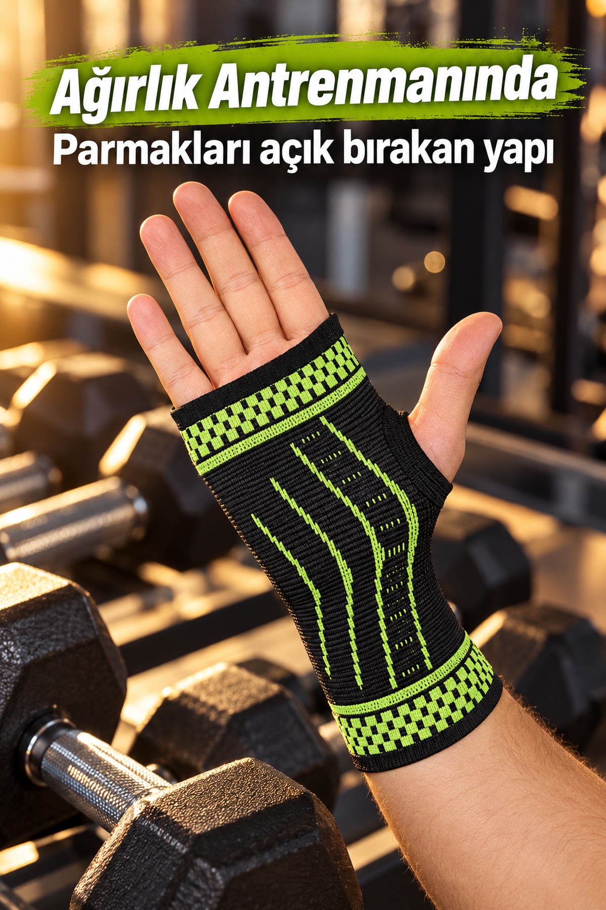Antrenman Kullanımına Uygun Açık Parmaklı Bilek Desteği - Bayi Depom Antrenman Kullanımına Uygun Açık Parmaklı Bilek Desteği - Bayi Depom