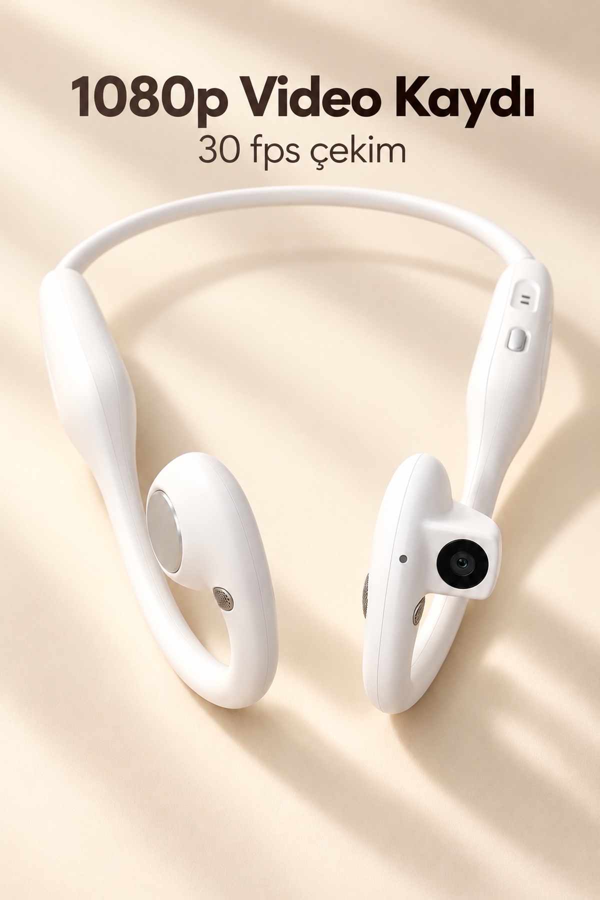 Video Kayıt Özellikli Bluetooth Kulaklık Sesli Asistan Destekli - Bayi Depom
