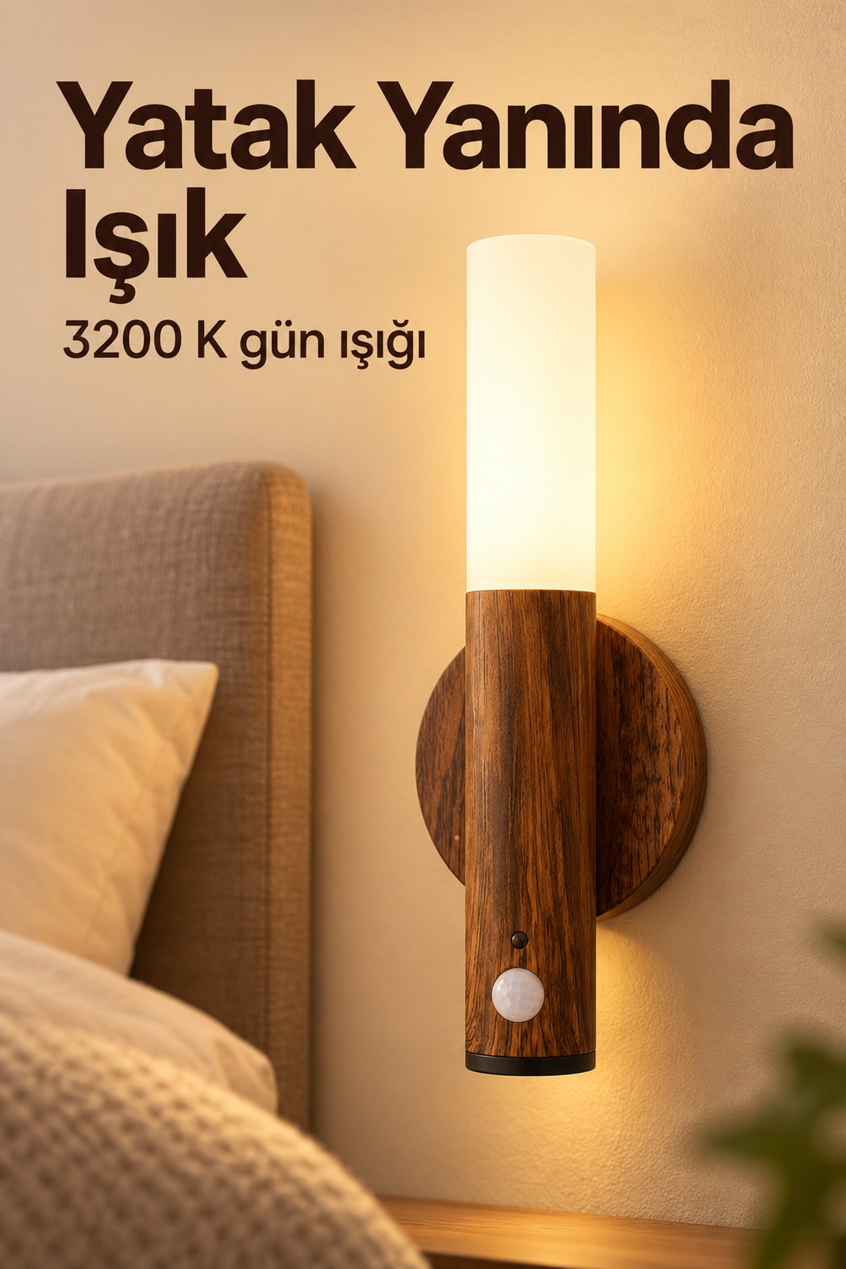 Gün Işığı Aydınlatmalı Şarjlı LED Gece Lambası - Bayi Depom Gün Işığı Aydınlatmalı Şarjlı LED Gece Lambası - Bayi Depom