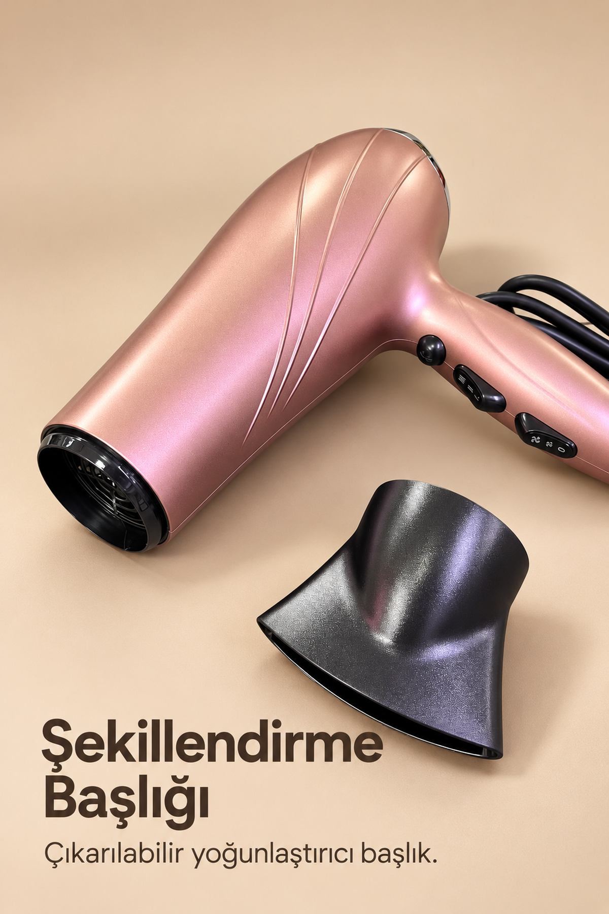 Şekillendirme Başlıklı Saç Kurutma Makinesi - Bayi Depom