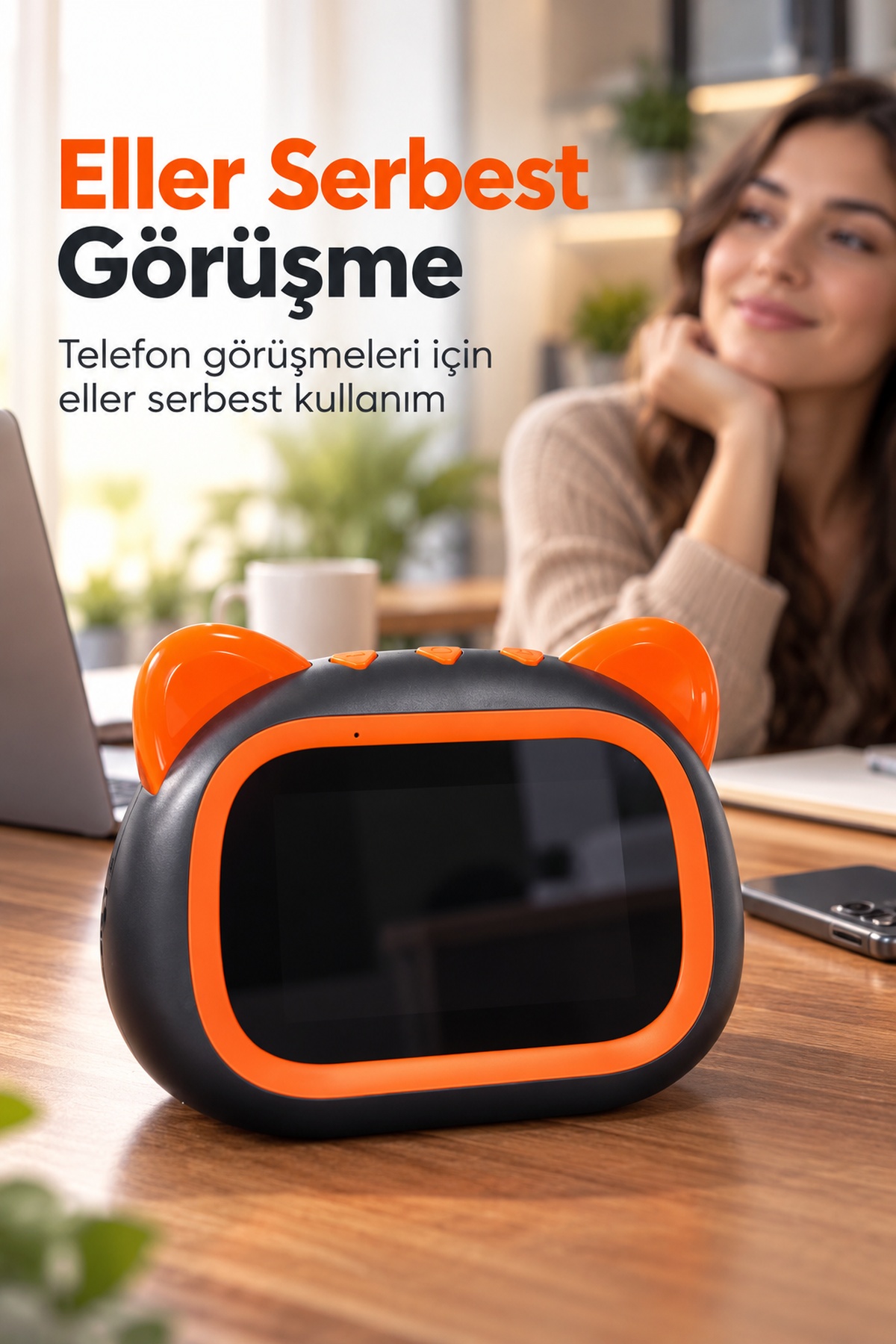 Masaüstü Bluetooth Hoparlör Eller Serbest Görüşme Özellikli - Bayi Depom