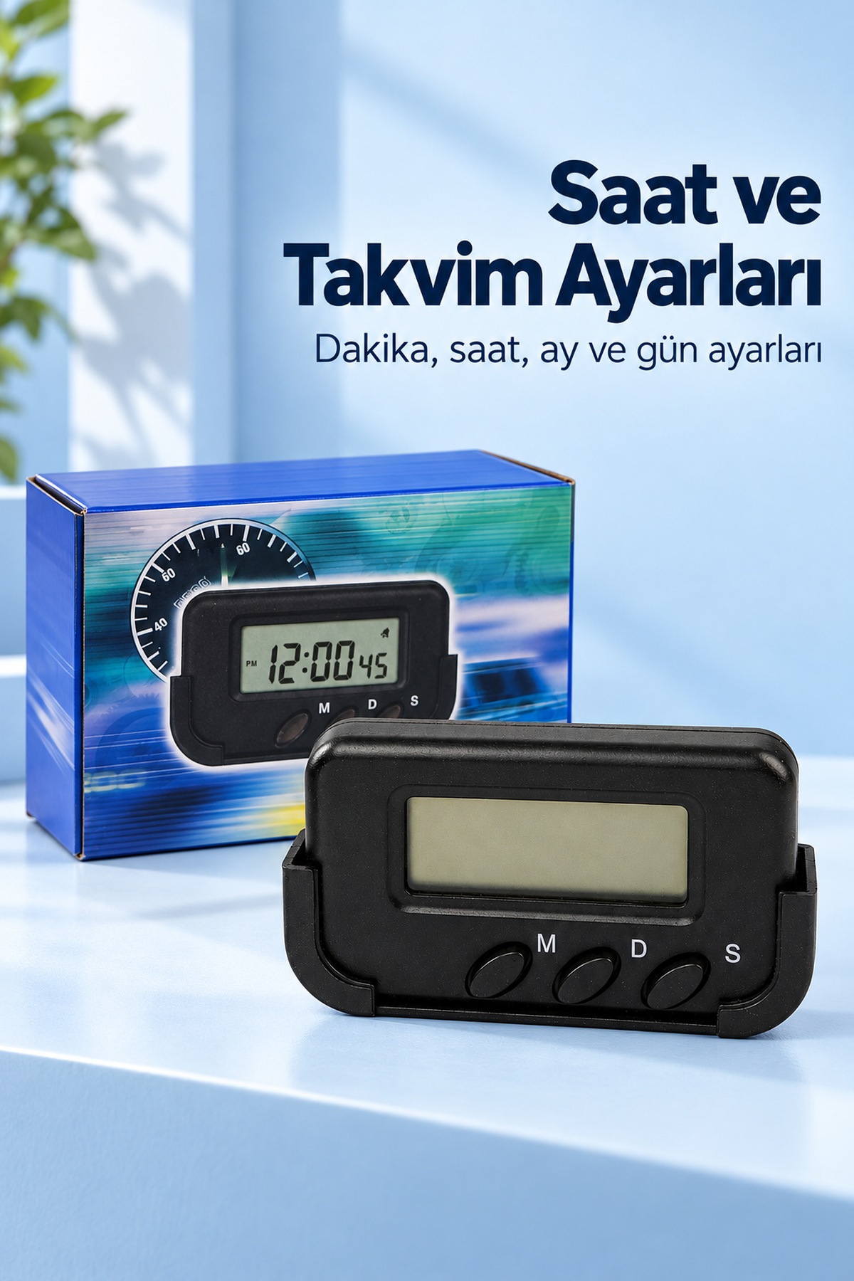 Alarmlı Dijital Araba Saati Takvim ve Kronometre Özellikli - Bayi Depom Alarmlı Dijital Araba Saati Takvim ve Kronometre Özellikli - Bayi Depom
