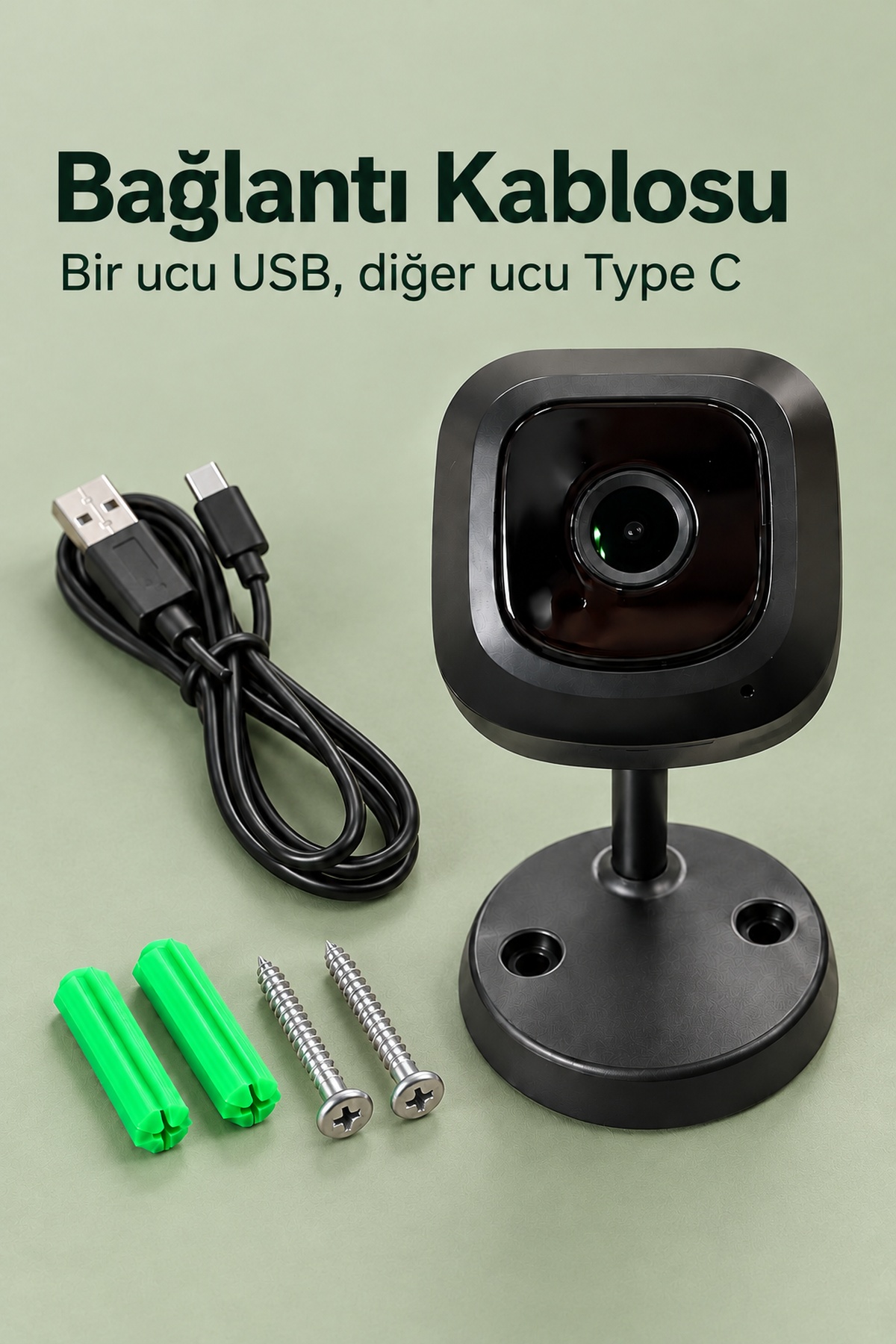 Mobil Uygulama Destekli WiFi Güvenlik Kamerası - Bayi Depom
