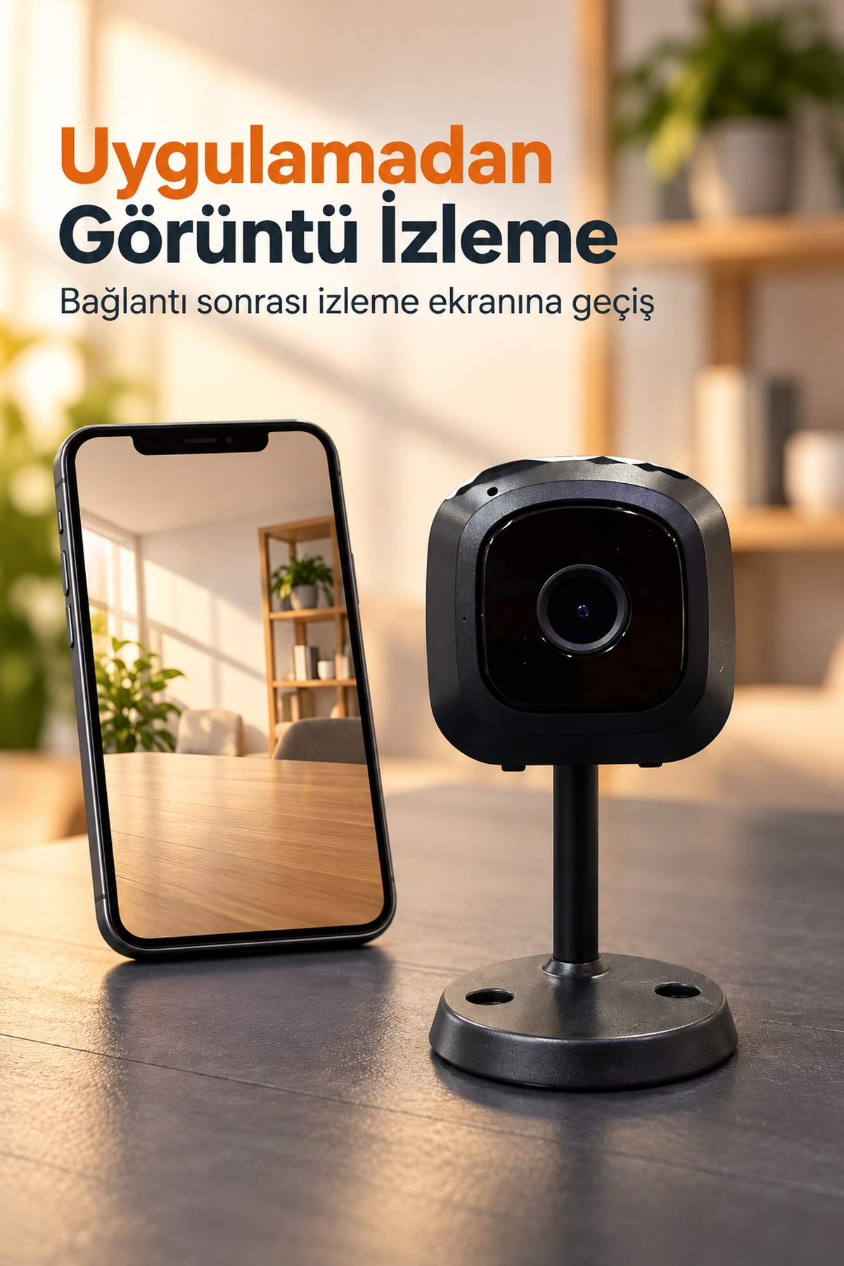 Mobil Uygulama Destekli WiFi Güvenlik Kamerası - Bayi Depom