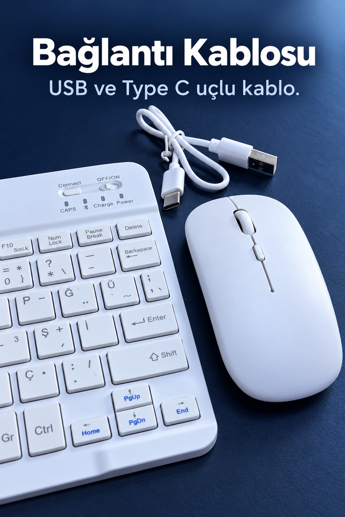 Türkçe Q Kablosuz Klavye ve Beyaz Mouse Takımı - Bayi Depom Türkçe Q Kablosuz Klavye ve Beyaz Mouse Takımı - Bayi Depom