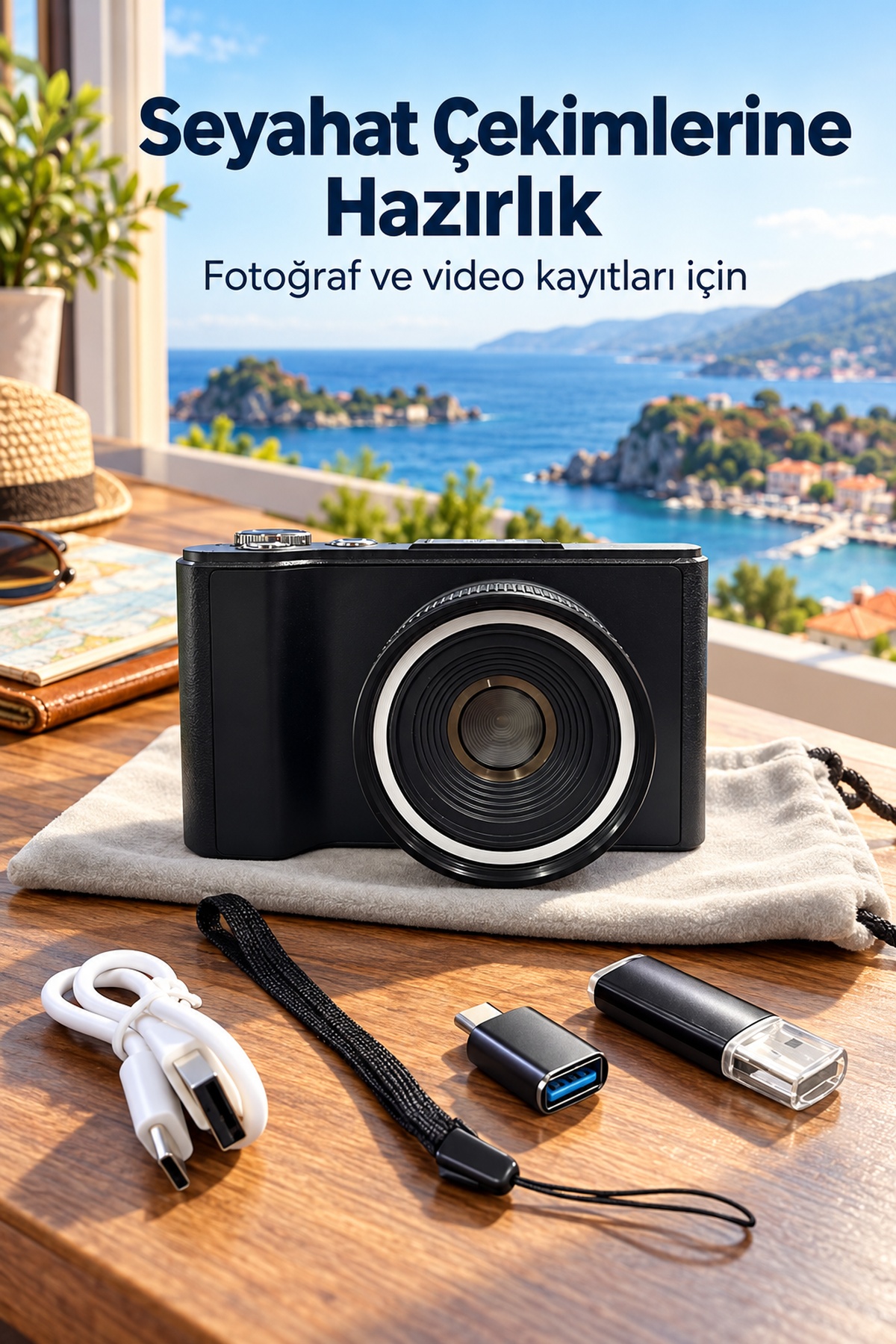 Katlanabilir Ekranlı 4K Vlog Kamerası Otomatik Odaklamalı Dijital Fotoğraf Makinesi - Bayi Depom Katlanabilir Ekranlı 4K Vlog Kamerası Otomatik Odaklamalı Dijital Fotoğraf Makinesi - Bayi Depom