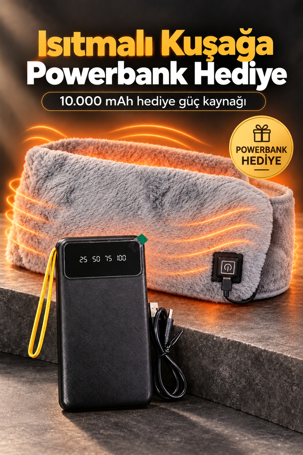 Ayarlanabilir Sıcaklıklı Bel Kuşağı Powerbank Hediyeli - Bayi Depom Ayarlanabilir Sıcaklıklı Bel Kuşağı Powerbank Hediyeli - Bayi Depom