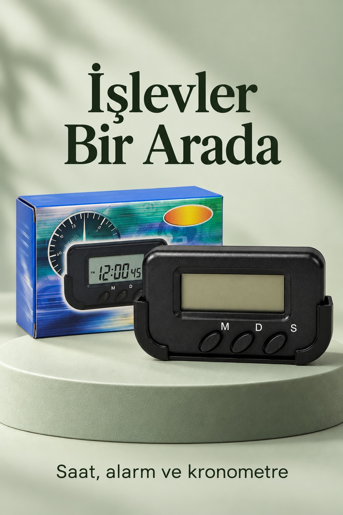 Araç İçi Dijital Saat Alarmlı ve Kronometreli Araba Saati - Bayi Depom Araç İçi Dijital Saat Alarmlı ve Kronometreli Araba Saati - Bayi Depom