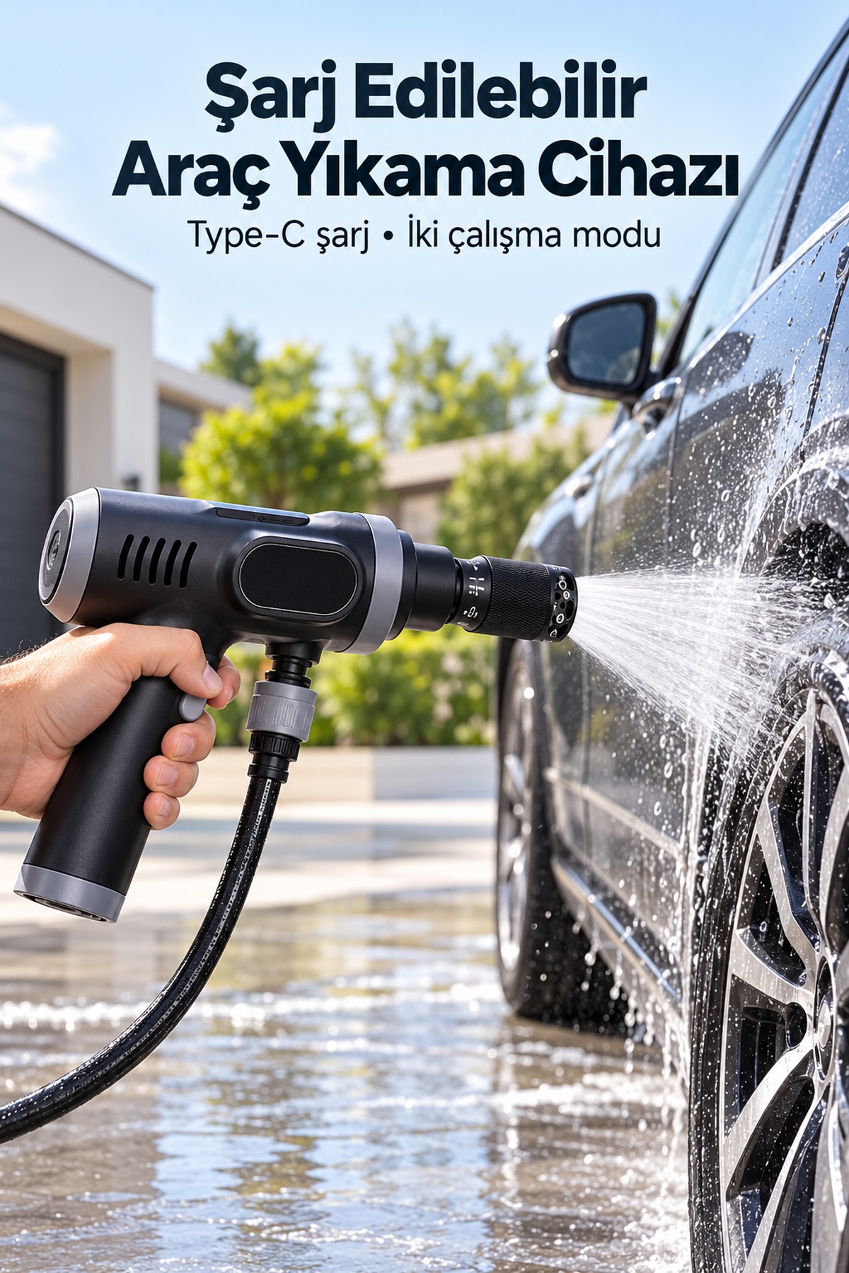 Çift Çalışma Modlu Araç Yıkama Makinesi Şarj Edilebilir - Bayi Depom Çift Çalışma Modlu Araç Yıkama Makinesi Şarj Edilebilir - Bayi Depom