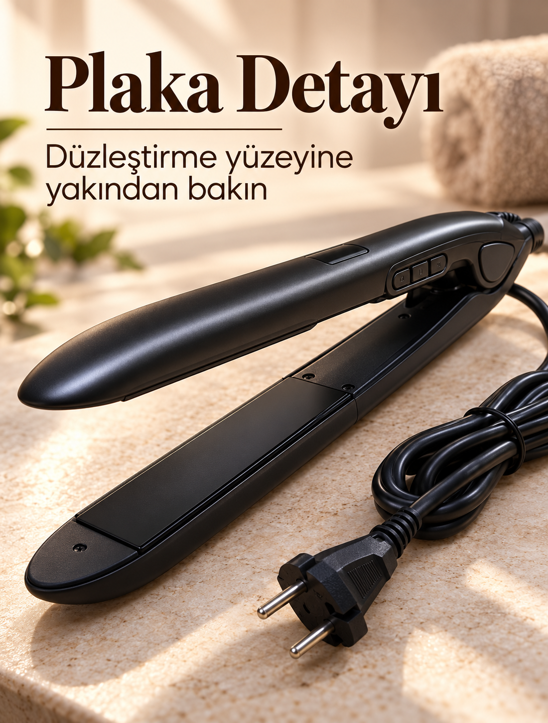 Seramik Plakalı 110–240 V LCD Ekranlı Saç Şekillendirici - Bayi Depom Seramik Plakalı 110–240 V LCD Ekranlı Saç Şekillendirici - Bayi Depom