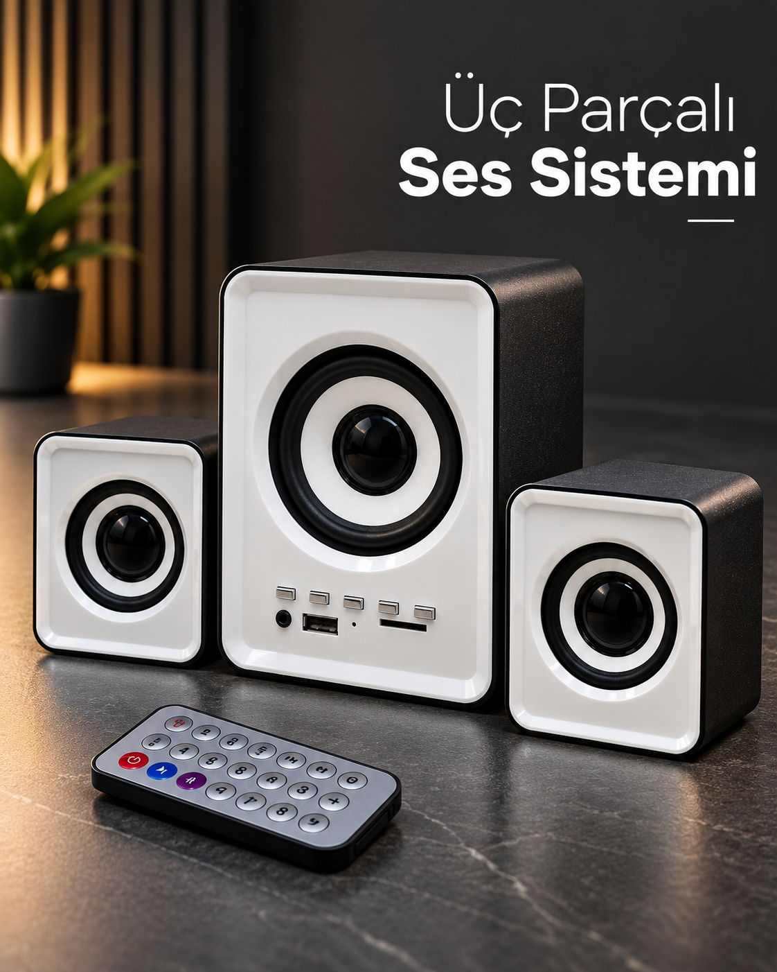 Bluetooth Özellikli Mini Dijital Hoparlör Seti - Bayi Depom Bluetooth Özellikli Mini Dijital Hoparlör Seti - Bayi Depom