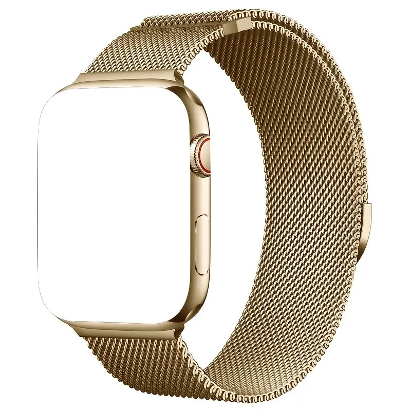 Paslanmaz Çelik Watch 10 Uyumlu Kaliteli Kordon Altın Renk 42-44-45-49mm