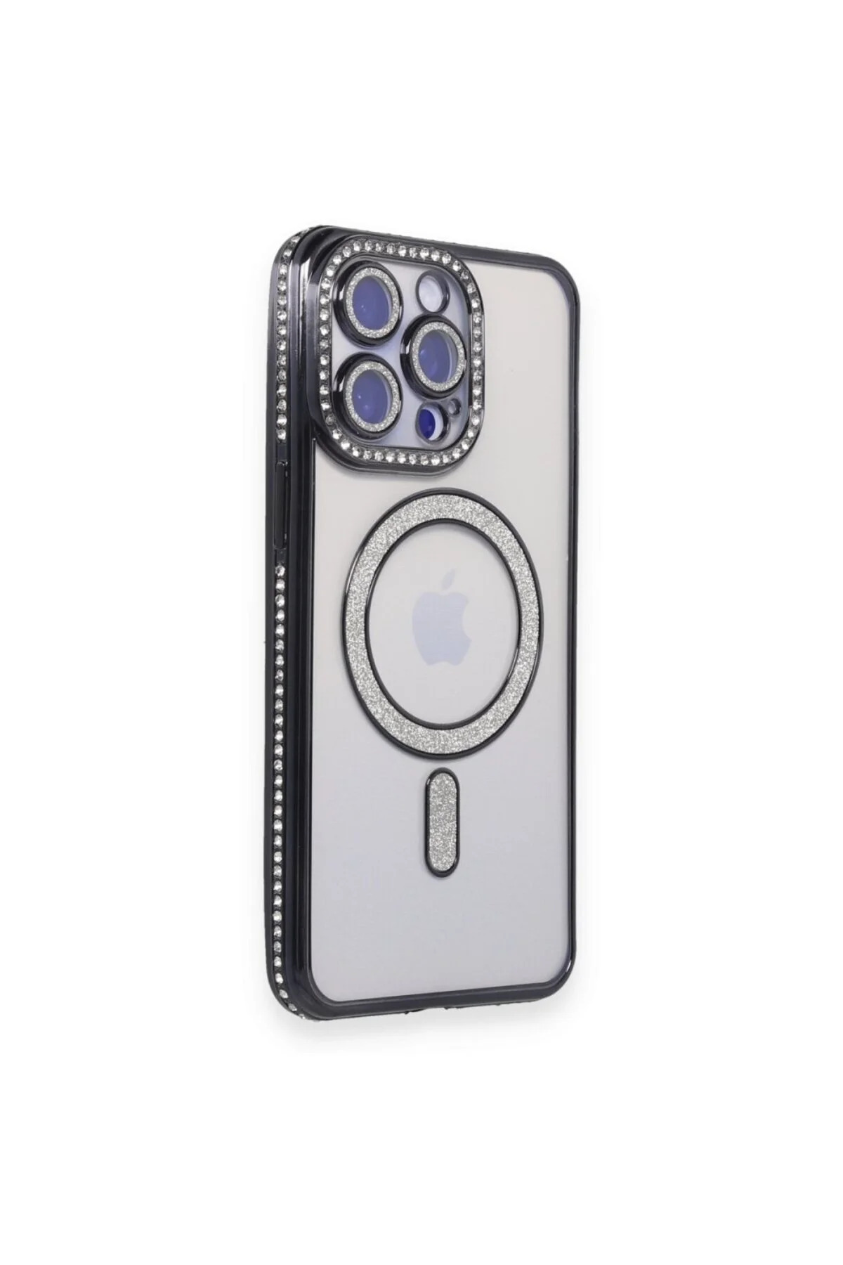 İphone 15 Pro Kılıf Joke Simli Magneticsafe Kılıf Renk: Siyah - Bayi Depom İphone 15 Pro Kılıf Joke Simli Magneticsafe Kılıf Renk: Siyah - Bayi Depom